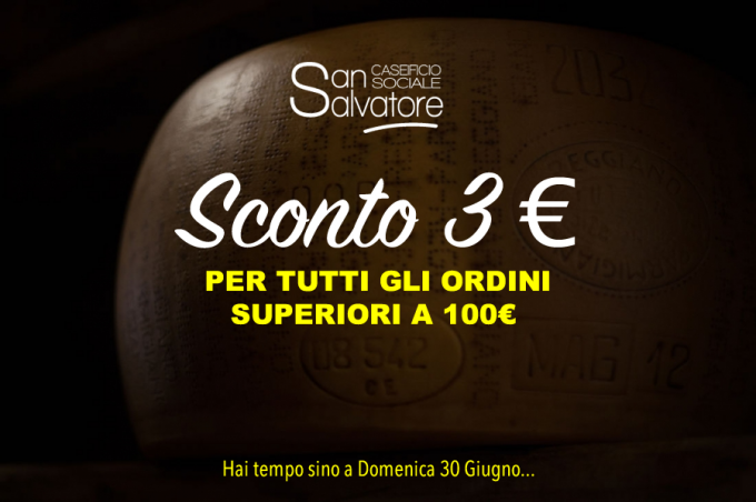 Per Ordini Superiori ai 100â‚¬ SCONTO immediato di 3â‚¬