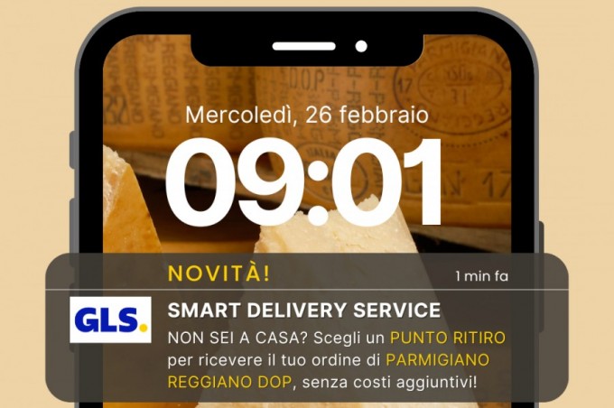 Seleziona il punto di ritiro con SMART DELIVERY SERVICE di GLS